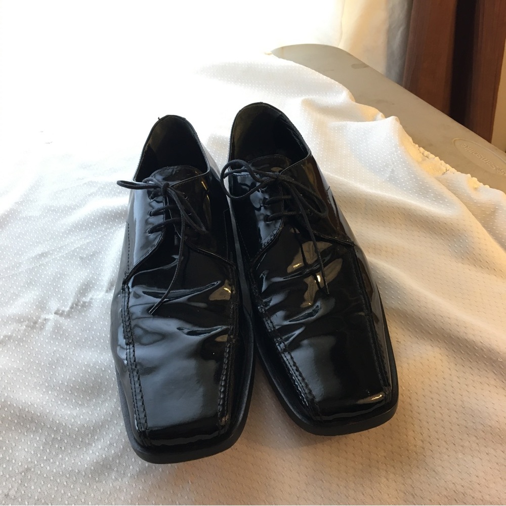 Mens Italian leather dress shoes CE Maurizio size 10 us 43 Italian size